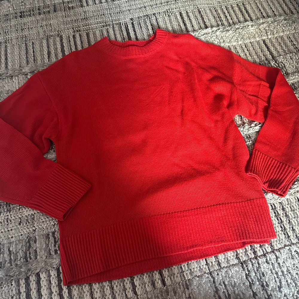 H&M Red Knit Sweater